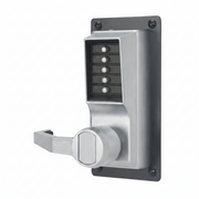 DormaKaba Exit Trim Lever Lock, Combination Only, Left Hand Reverse, Satin Chrome