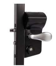 Vinci Double Sided Mechanical Lock For 2.5" - 3" Square Gate Frames - Black Keyed Dead Bolt (2.24)