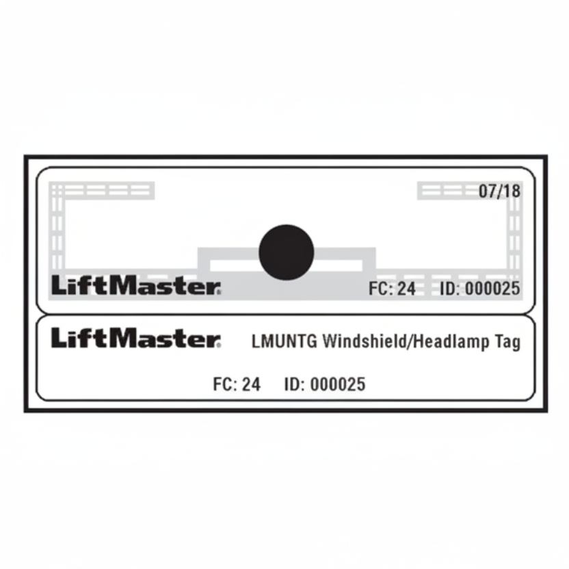 Headlight/Windshield RFID Stickers With Special Coding (Sold In Quanti ...