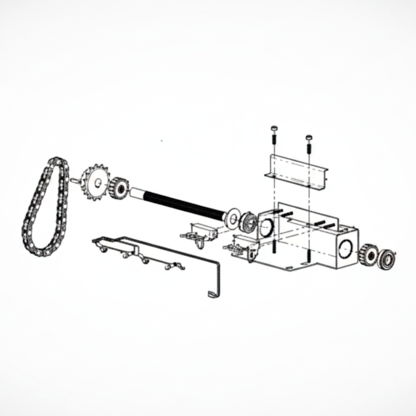 Complete Limit Assembly For Slide Gate Operators