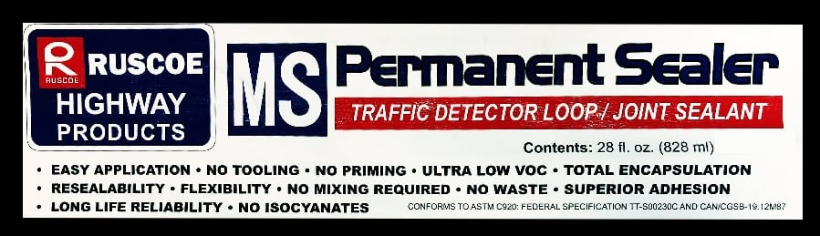 MS Permanent Loop Sealer - Black by The Ruscoe Company