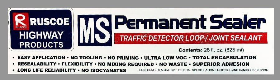 MS Permanent Loop Sealer - Gray by The Ruscoe Company