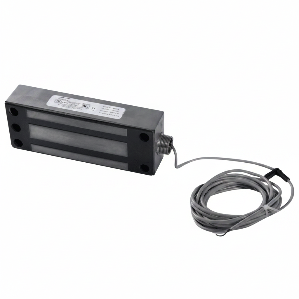 1200Lb Securitron Magnalock - Face Mount With Conduit Fitting And Magnetic Bond Sensor (12/24Vdc) (6.22)