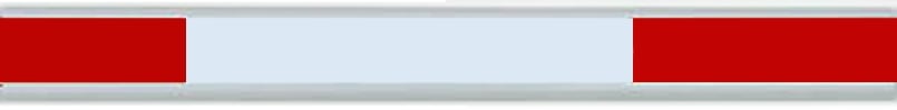 12' Barrier Arm (Red / White) by Liftmaster