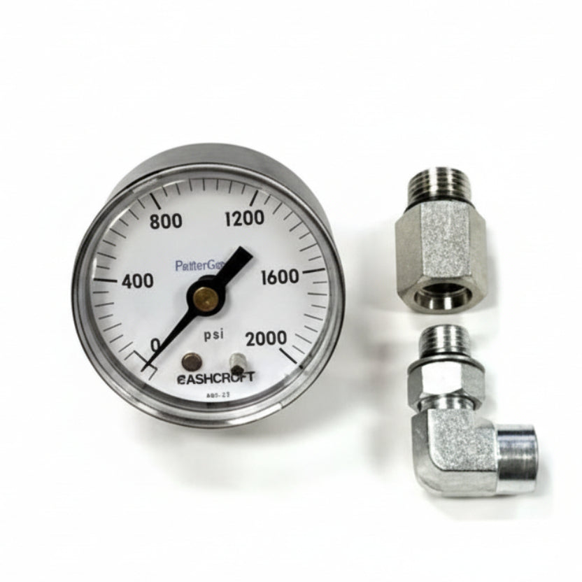GUAGE, PRESSURE-2000 PSI,KIT-222SS (9.22)