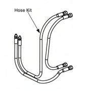 PER FT. HYDRAULIC BRAIDED HOSE 3/8inch (For SlideDriver Modular and HydraSwing 80F/150, 2 hoses are required and up to 50 ft of hose is included in base price of Unit.).