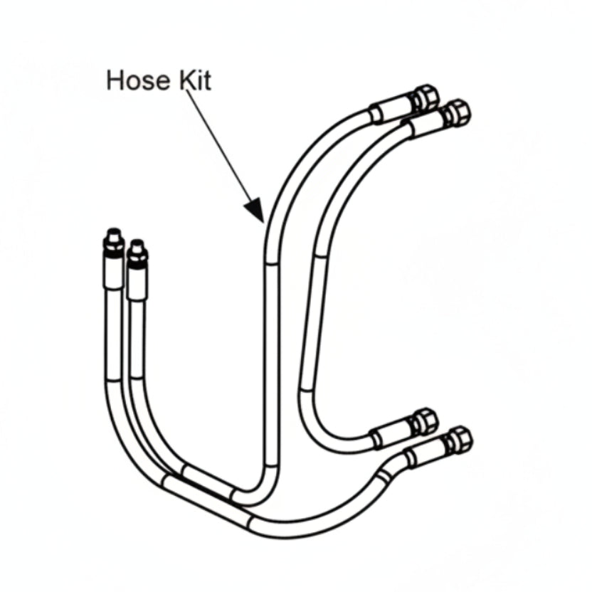 HOSE FITTINGS KIT, 3/8 inch HOSE(Used for HydraSwing 80F/150, Modular SlideDriver (333), HydraWedge SM50)
