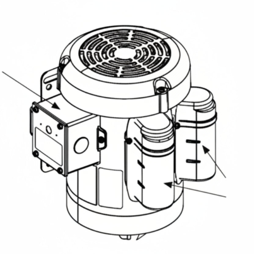 MOTOR, .75 HP SINGLE PHASE FOR HTG / 111LS (9.22)