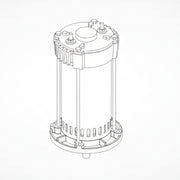 MOTOR ASSY, 3/4HP, 24VDC 1800RPM (9.22)