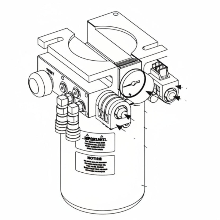 REPLACEMENT PUMP PACK FOR SWINGRISER 14 (HRG-220-A) ***INCLUDES COUPLER*** (9.22)