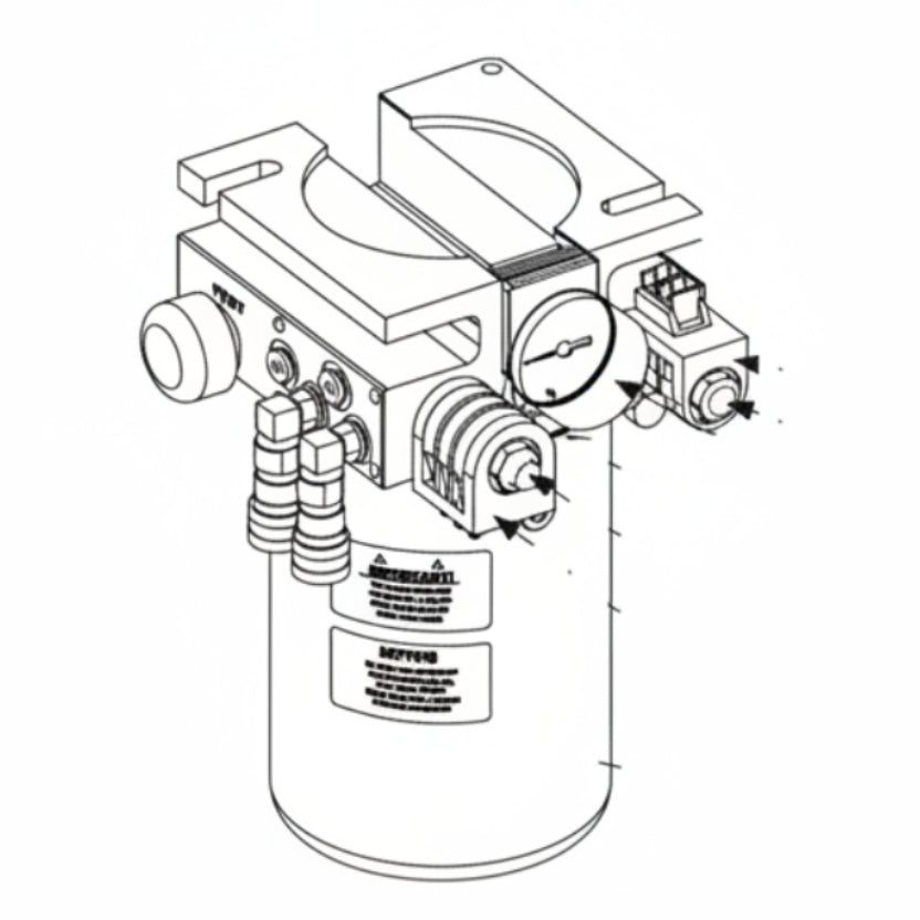 REPLACEMENT PUMP PACK FOR SWINGRISER 19 TWIN (HRG-222-B) ***INCLUDES COUPLER*** (9.22)