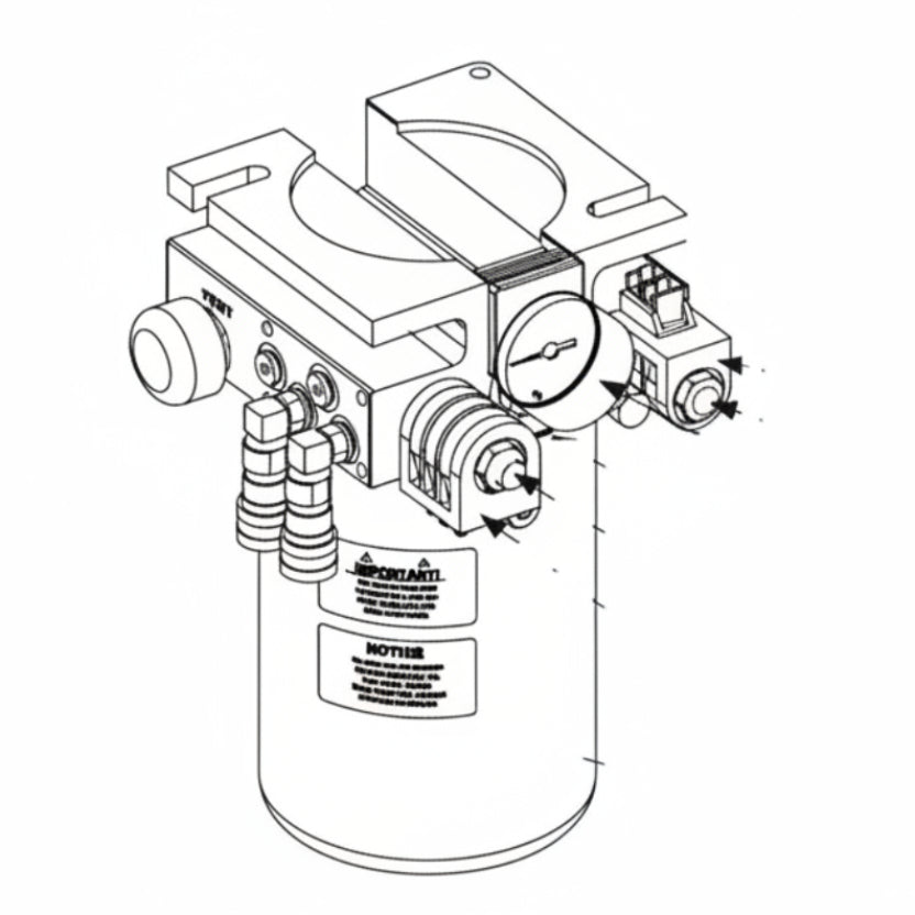 REPLACEMENT PUMP PACK FOR SWINGRISER 30 TWIN (HRG-222-C) ***INCLUDES COUPLER*** (9.22)