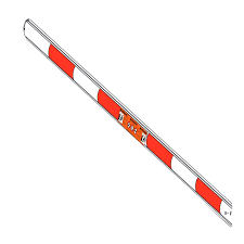 8' Aluminum Barrier Arm For Strongarm Park Barrier Gates(5.23)
