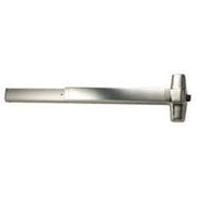 Von Duprin Rim Exit Device, 36" Length, Exit Only, Outdoor Defense, Hex Key Dogging, Satin Stainless Steel Finish, Non-Handed