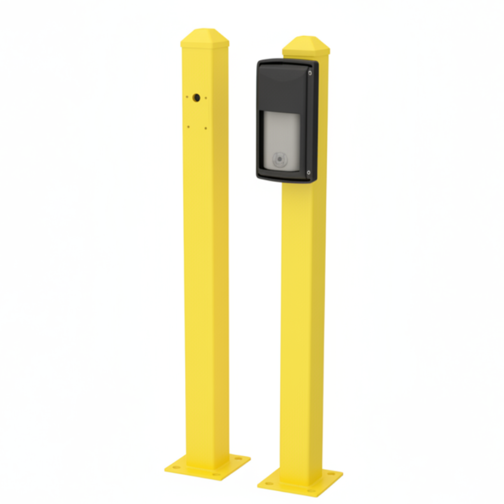 Optex 23" Curb Mounting Post For Ovs Virtual Loop Sensor (Yellow)(9.23)