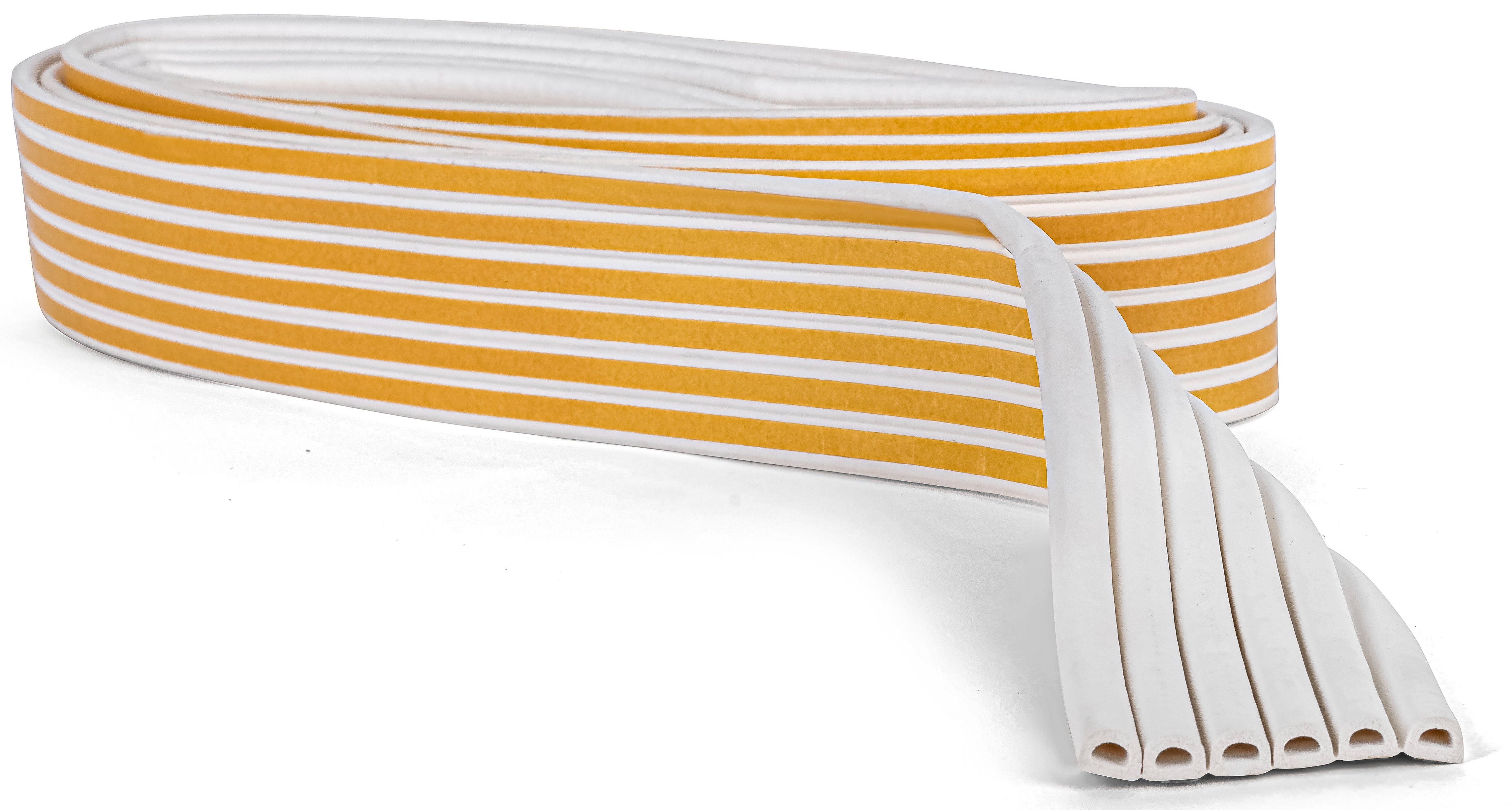 15Ft Protective Padding For Underneath Barrier Arms. White With Adhesive Backing. Includes (1) Methanol Pad