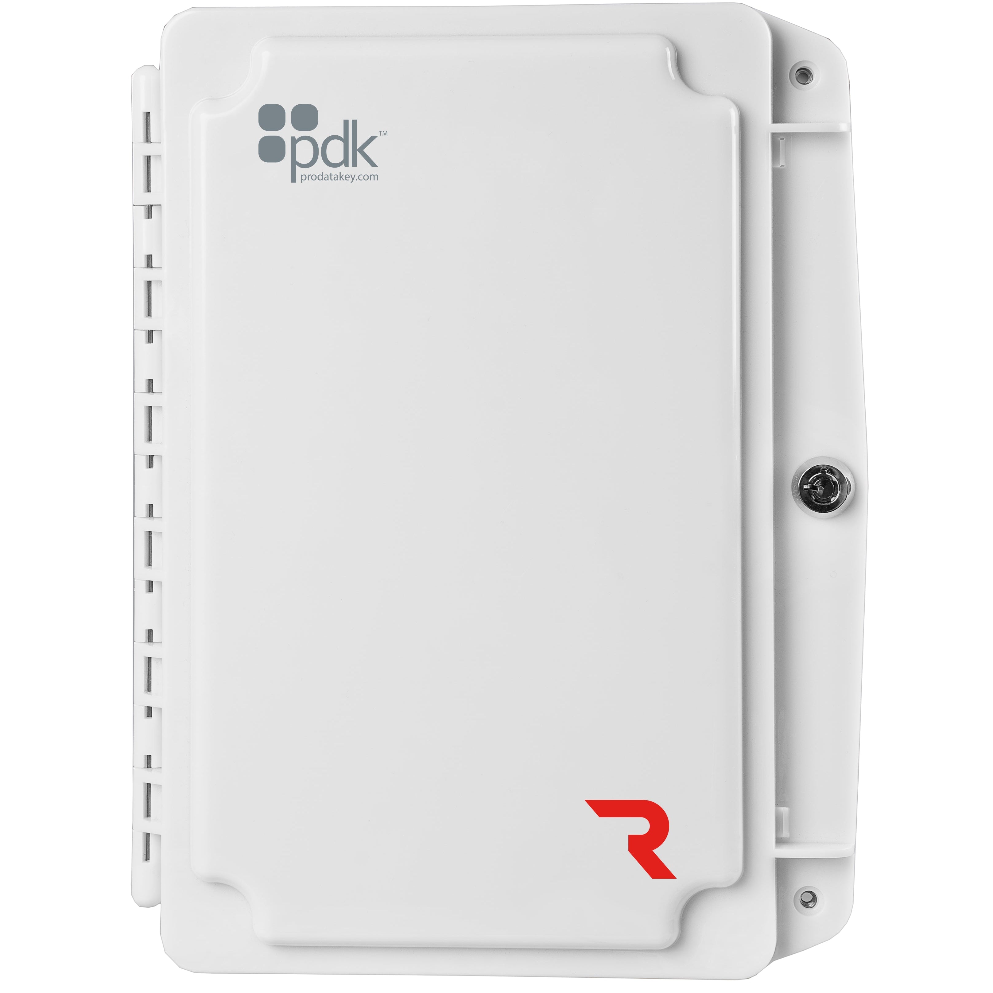 Red Gate With Two Door Expansion Node In Outdoor Enclosure - Hardwired ...