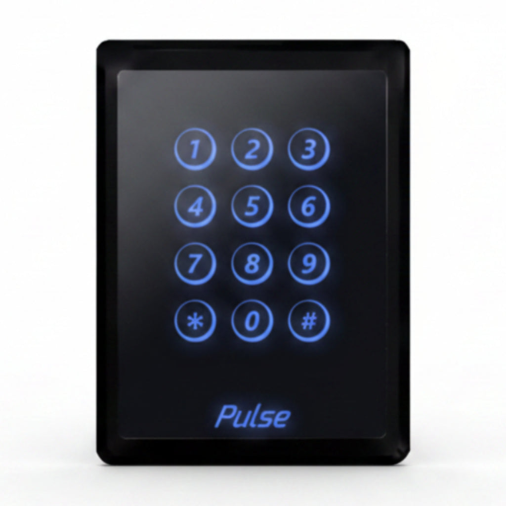 Dolphin Pulse Single Gang Wiegand / RS485 Keypad With Card Reader (Desfire, HID, & EM Compatible)