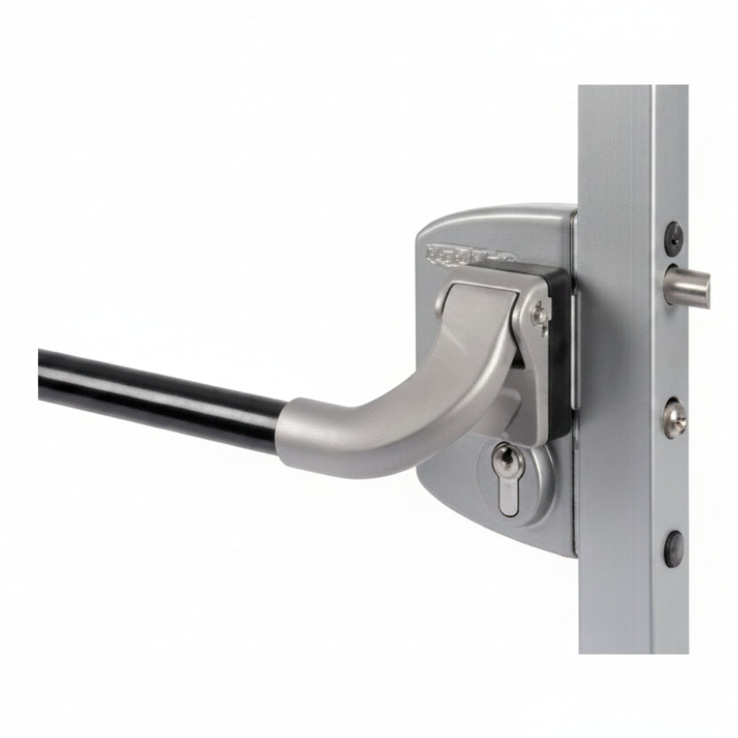 PUSHBAR-L Push Bar In Aluminum For Surface Mounted Gate Locks