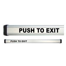 Low Profile Push To Exit Bar With Relays (Gates Up To 36")..(1.24)