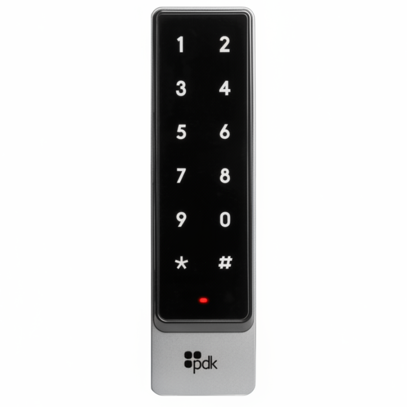 Red Rugged Mullion Keypad With Reader For Prox Credentials Only