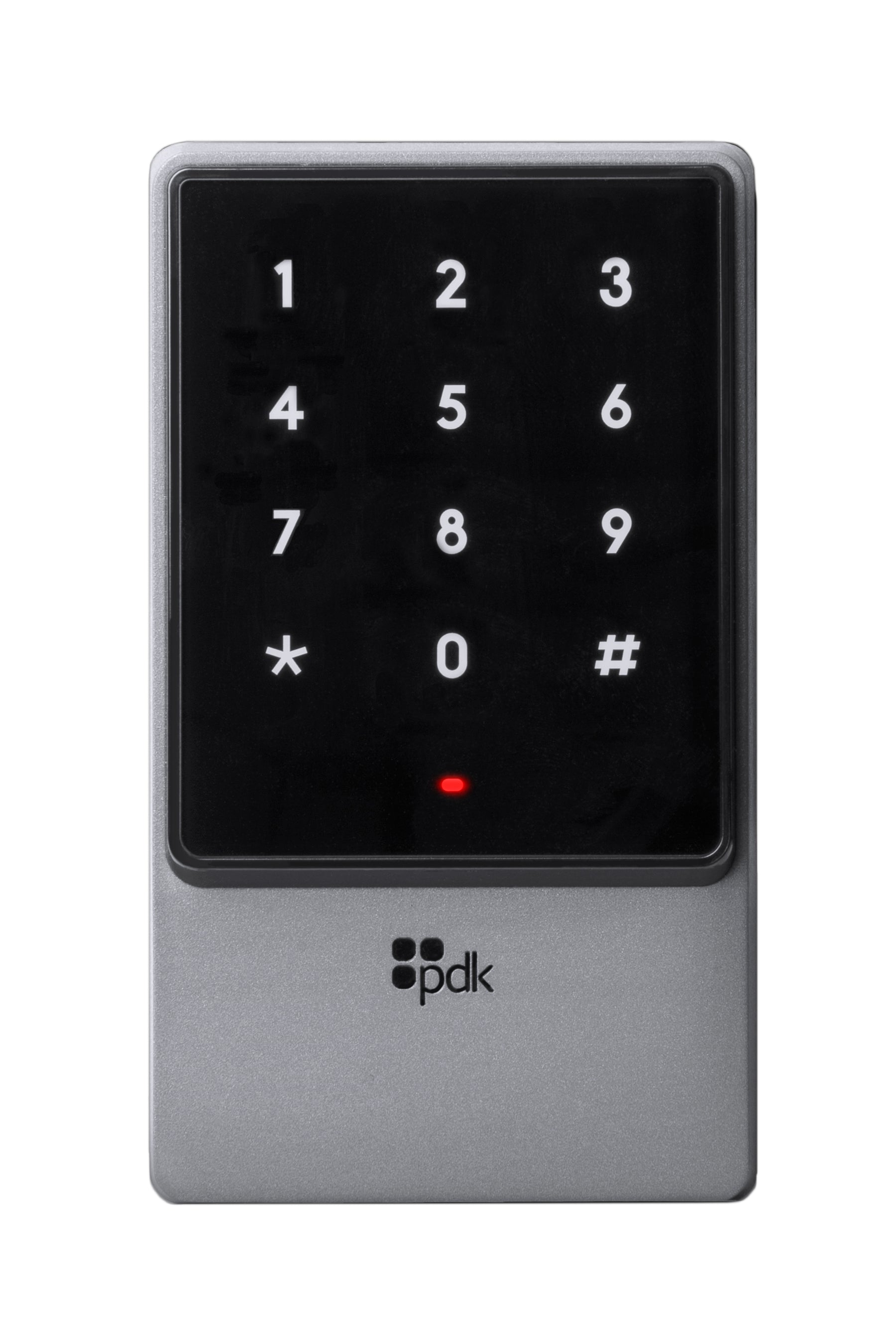 RED RUGGED SINGLE GANG KEYPAD WITH READER FOR PROX CREDENTIALS ONLY