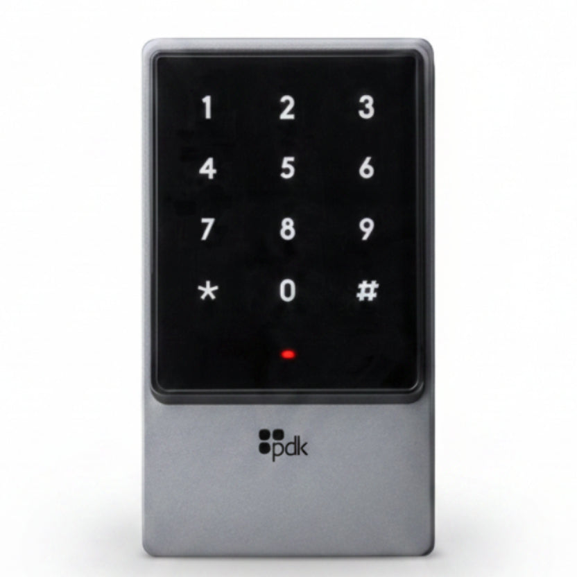 Red Rugged Single Gang Keypad With Reader For Prox Credentials Only