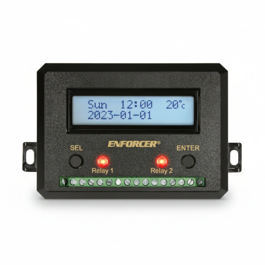 365-Day Annual Timer With Two Relay Outputs:12~24 Vdc/Vac (1.24)