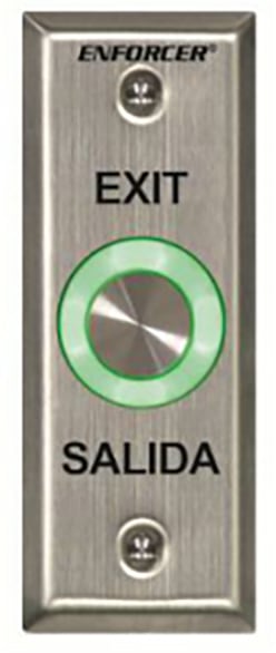 Enforcer Piezoelectric Request to Exit button by Seco-Larm