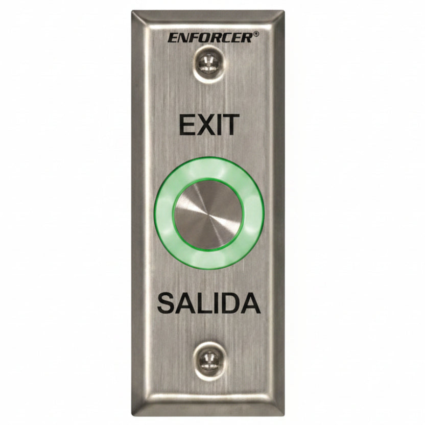 Enforcer Piezoelectric Request to Exit button by Seco-Larm