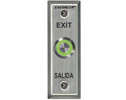 Illuminated Slimline Vandal Resistant Rte Button(1.24)