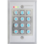 Enforcer Vandal Resistant Flush Mount Access Control Keypad, 1000 Code