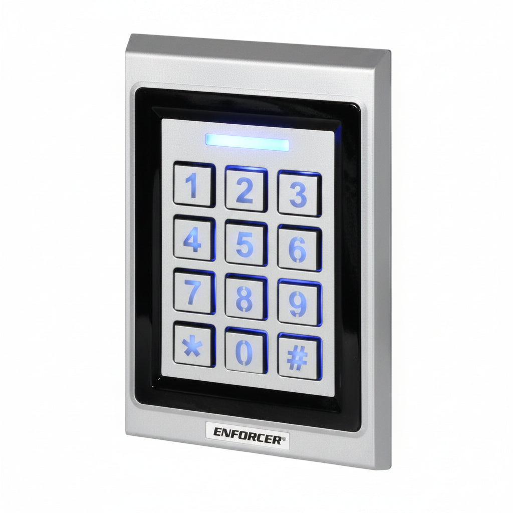 Single-Gang Surface Mount Bluetooth Keypad With Reader, Metal Housing, Weather Proof, And One Relay Output(1.24)