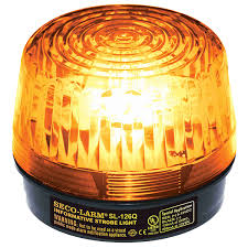 Amber Strobe Light (6 - 24Vdc)(1.24)