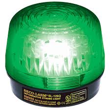 Green Strobe Light (6 - 24Vdc)(1.24)