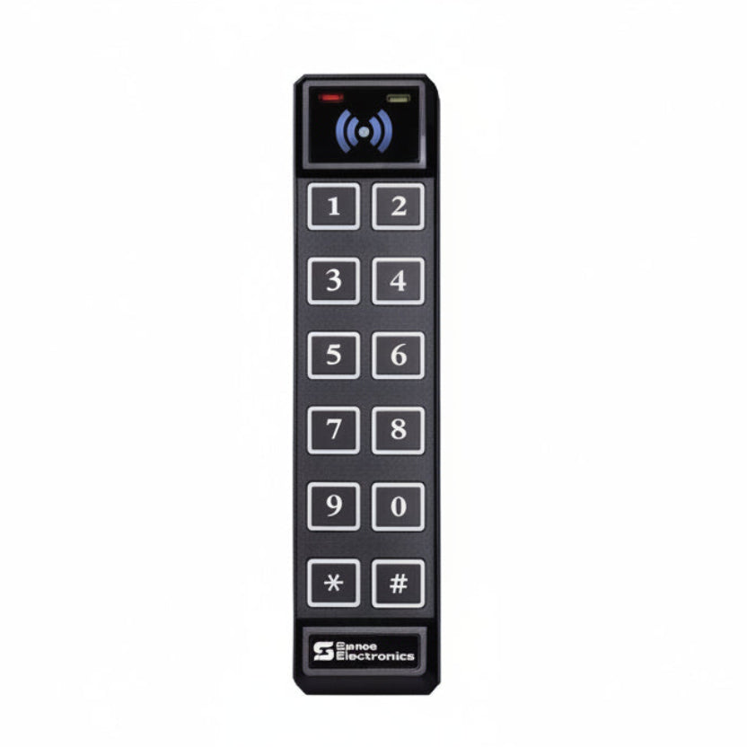 Essex Mullion Mount Keypad/ Hid Reader Combination (Black Illuminated) (3.23)