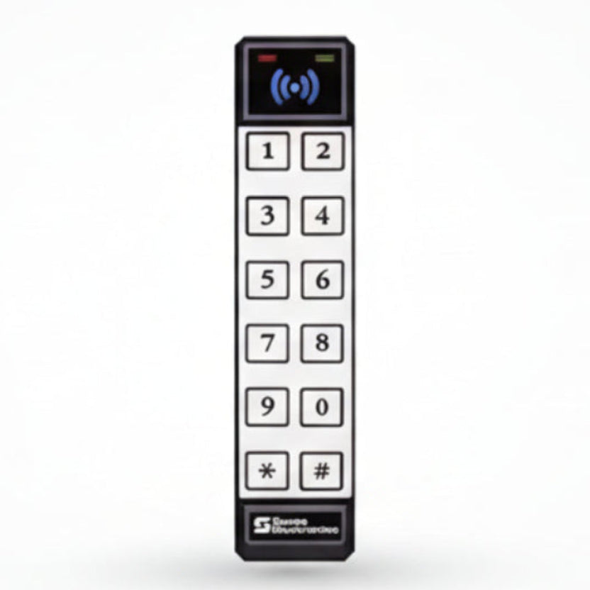 Essex Mullion Mount Keypad/ Hid Reader Combination (Stainless Steel(3.23)