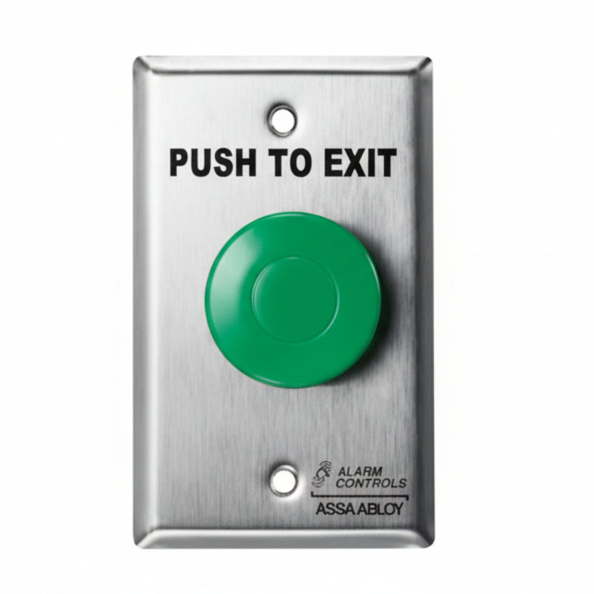 Push To Exit Button With Pneumatic Time Delay (7.23)