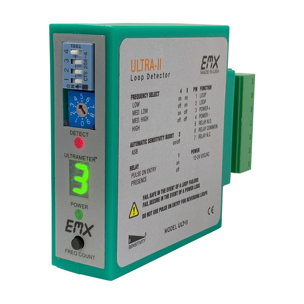 EMX ULT-II Single Channel Loop Detector, Hardwired