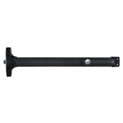 Detex Value Series Wide Stile Rim Exit Device, Cylinder Dogging, 99 Surface Strike, 36" Device, Satin Black Anodized Aluminum