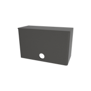 Wheel Box for 4-inch V-Groove Wheel - Raw Steel