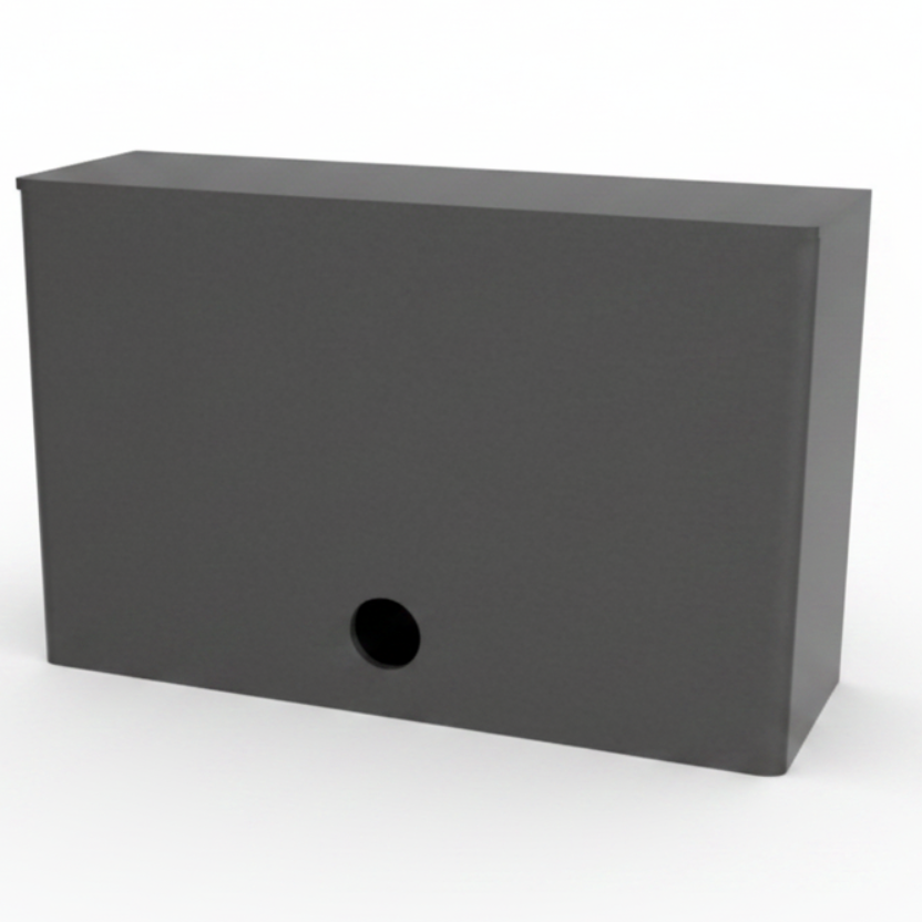 WHEEL BOX FOR 6-INCH V-GROOVE WHEEL..(((( Raw steel ))))***2/24***