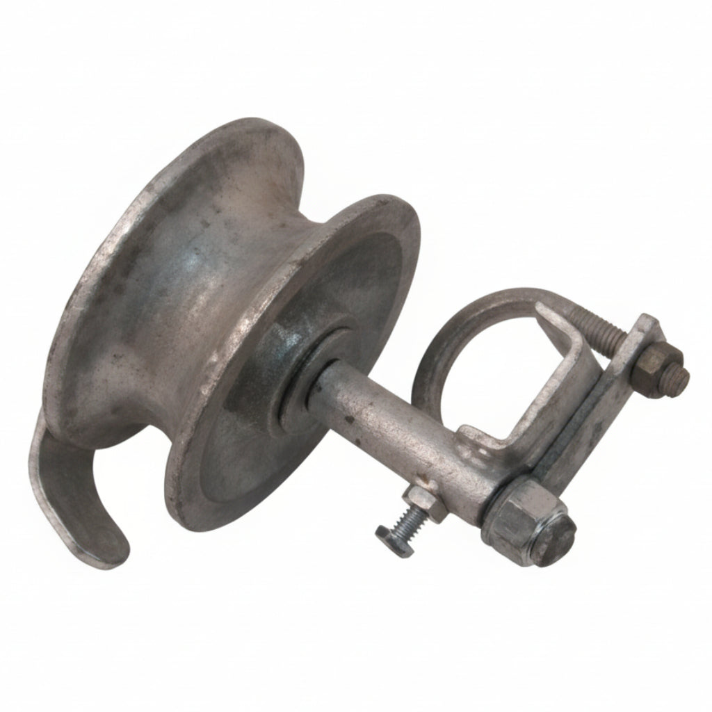 Cast Wheel W/ Hardware Arm, Rear Track Roller