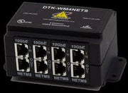 4 Channel Wall Mount PoE Ethernet Protector, 1U, Shielded RJ45 In/Out, 10GbE