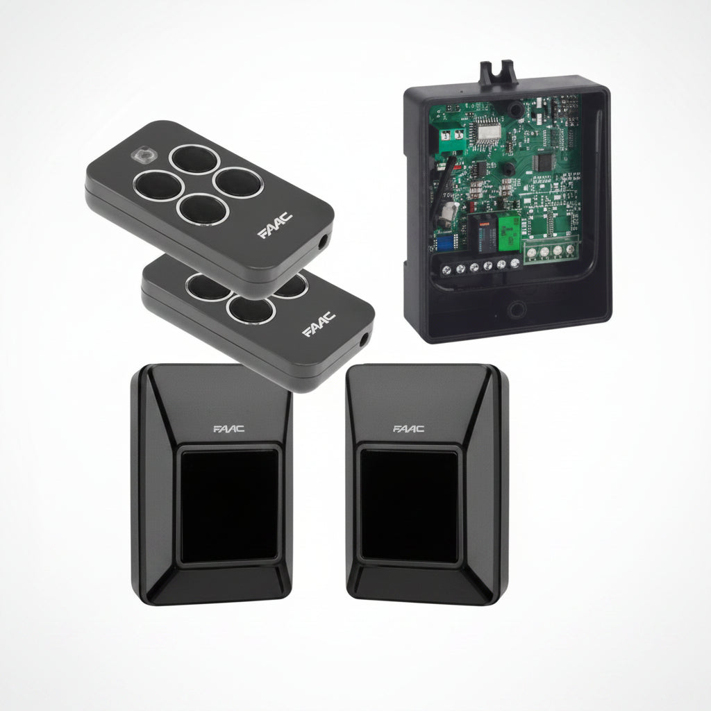 X390 Dual Accessory Kit (Includes Photocell And Adaptors, Radio Receiver, 2 Transmitters And A Junction Box)